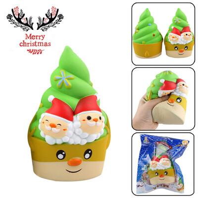 

Gotoamei Squishies Adorable Christmas Ice Cream Slow Rising Squeeze Stress Relief Toys