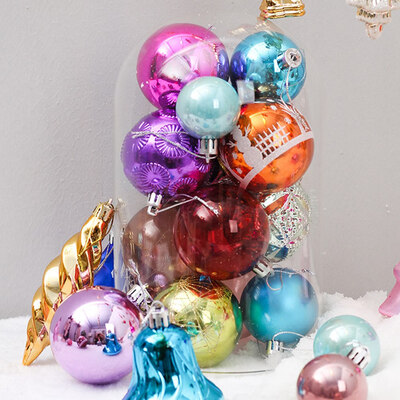 

12\60Pcs Christmas Xmas Tree Ball Bauble Hanging Home Party Ornament Decor