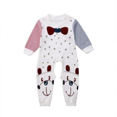 

Newborn Kids Baby Boy Girl Long Sleeve Cotton Romper Bodysuit Jumpsuit Outfits