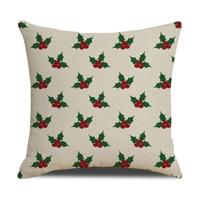 

Nordic Style Cushion Covers Deer Geometric Pillow Cases Linen Cotton Christmas Pillow Covers Home Bedroom Sofa Decoration