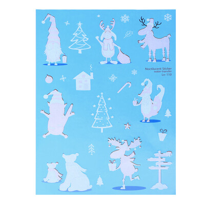 

〖Follure〗Christmas Luminous Glowing Temporary Tattoo Stickers Waterproof Party Favor