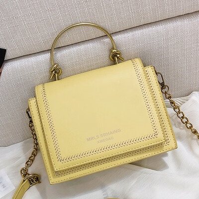 

Summer 2019 new tide Korean Messenger bag Joker color small square chain shoulder bag handbag