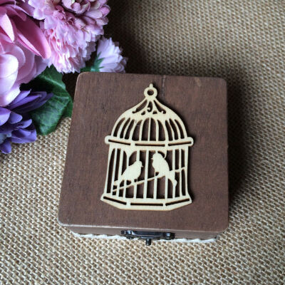 

Christmas Gift 10 Retro Styles Wood Ring Box Pendant Bracelet Engagement Diamond