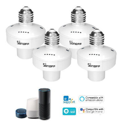 

SONOFF SlampherR2 ITEAD WiFi Smart Light Bulb Holder 433MHz RF Wireless Lamp Holder Smart APP Control Voice Control Compatible wit