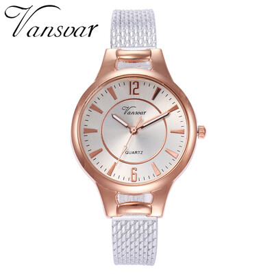 

RM Vansvar Fashion Temperament Women Silicone Strap Colorful Dial Quartz Watch