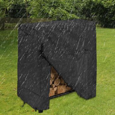 

Greensen Outdoor Waterproof Firewood Rack Log Full Cover Wood Storage Holder Dust Protector