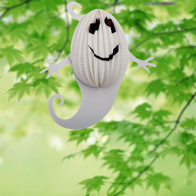 

〖Follure〗Halloween Hanging Ghost Spider Bats Paper Home Party Decoration Pendant