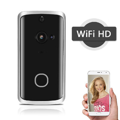 

WiFi Smart Wireless Security DoorBell Smart HD 720P Visual Intercom Recording Video Door Phone Remote Home Monitoring Night Vision