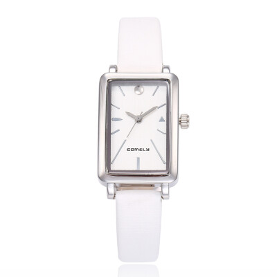 

Explosion models Japanese movement ladies fashion watch rectangular belt quartz watch