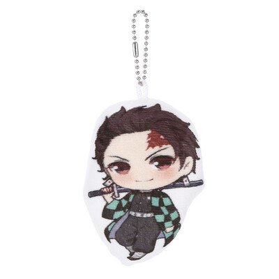 

Demon Slayer Kimetsu No Yaiba Plush Pillow Keychain Pendant Keyring Cosplay Anime Gifts 10Cm