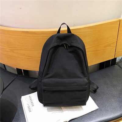 

Recreational Simple Backpack Girls High School Students Shoulder Bag Korean version of ulzzang Girls in Wind Junior High School Ba