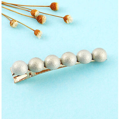 

1 Set KoreaSolid Pearl Hair Clips for Women Hair Barrette Hairpins Trendy Handmade Hair Styling Accessories Nice Gifts