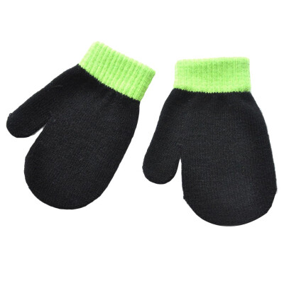 

Kid Mittens Winter Knitted Gloves For Boys Girl Soft Warm Gloves