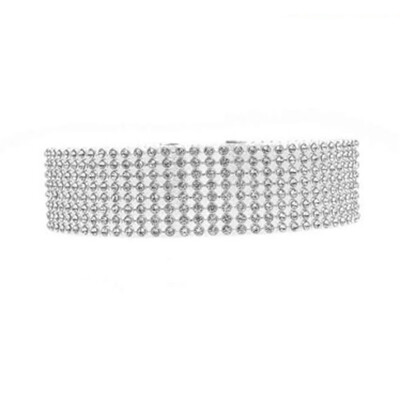 

Choker Women Full Diamond Rhinestone Crystal Fashion Necklace Wedding Jewelry