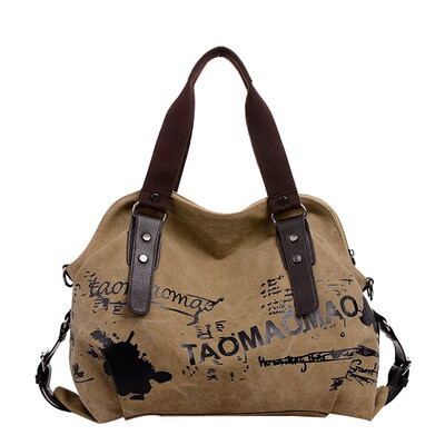 

Tailored Fashion Womens Large-Capacity Retro Bag Handbag Stundent Messenger Bag