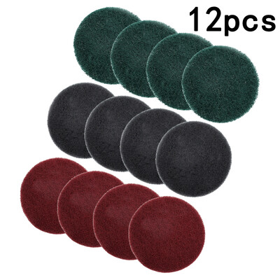 

12pcs Drill Brush Power Scrubber Scouring Scrub Pad Bathroom Tile Cleaning Set
