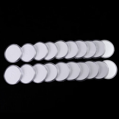 

20Pcs 46mm Coin DISPLAY Cases Capsules Holder Clear Plastic Round Storage Box