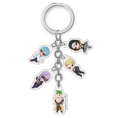 

Anime JOJOs Fantastic Adventure keychain Acrylic Pendant Anime Accessories Cartoon Cosplay Anime Fans Gifts