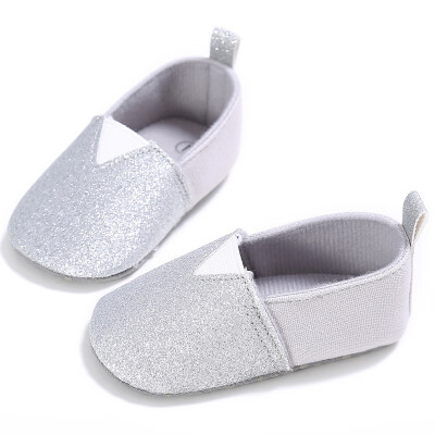 

Baby Girls Spring Sequin Patchwork Infant Fashion Shallow Toddler Kids Anti-skid Casual First Walkers Shoes