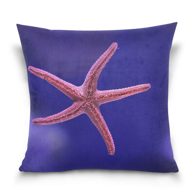 

Throw Pillow Case Decorative Pillow Covers 16 X 16 inch Starfish Pattern Pillowcase