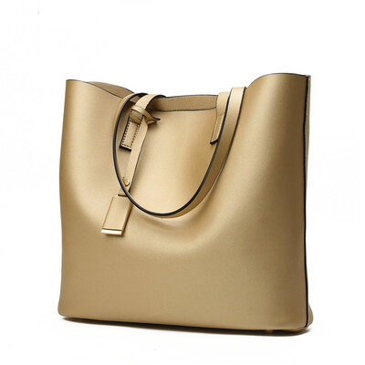 

Tailored Women Ladies Fashion Retro Solid Large Capacity Shoulder Tote Handbag Casual Bag