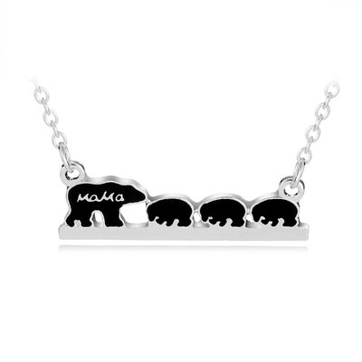 

Exquisite Grateful Mothers Day Gift Retro Animal Mama Bear Necklace Necklace Necklaces For Women
