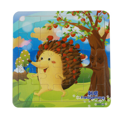 

Gotoamei Wooden Puzzle Educational Developmental Baby Kids Training Toy