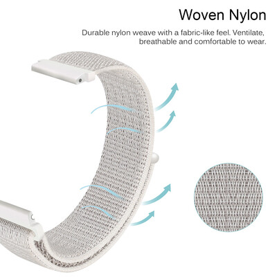 

〖Follure〗Replacement Woven Nylon Loop Bracelet Sport Watch Band Strap For Fitbit Versa BG