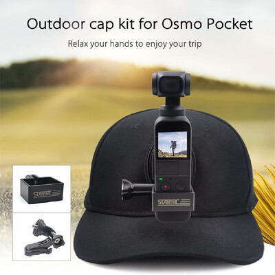 

STARTRC Extension Accessories Holder Stand Hat for DJI Osmo Pocket Action Camera Insta 360 ONE EVO Camera