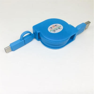 

Retractable Charging Cable Lightning Micro USB 2-in-1 USB Data Cable For IPhone Samsung Nokia Huawei Xiaomi 33ft-1m