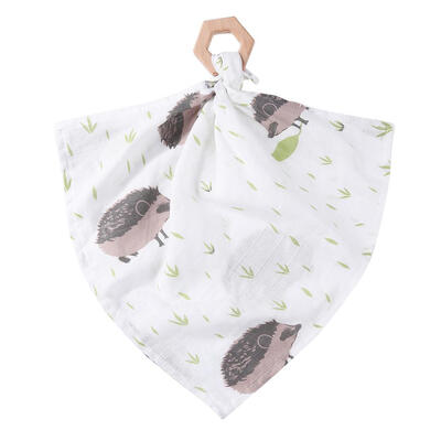

2pcs Cotton Soft Baby Bibs Printed Infant Saliva Towel Teether Baby Care
