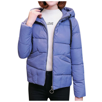 

Toponeto Fashion Women Winter Warm Cotton Hooded Winter Jacket Long-Sleeved Coat