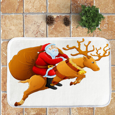 

Tailored Christmas Festival Entrance Door Bathroom Floor Mat Indoor Bath Decor