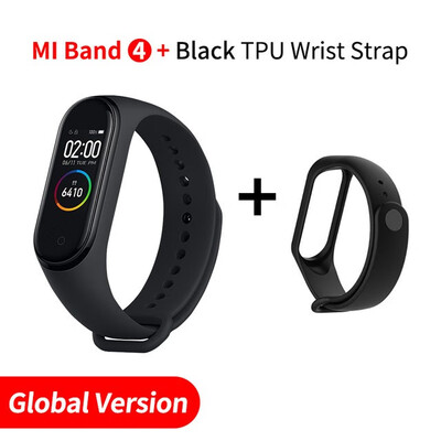 

Newest 2019 Original Xiaomi Mi Band 4 Smart Color Screen Bracelet Heart Rate Fitness 135mAh Bluetooth50 50M Swimming Waterproof