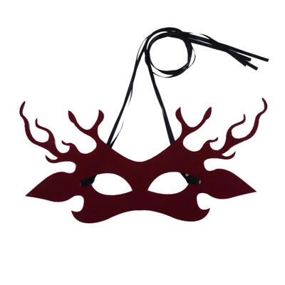

Women Felt Cloth Bars Clubs Antlers Half Faces Masks Decoration Eye Mask