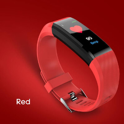 

Color screen 115plus smart bracelet sports step heart rate sleep sedentary factory direct gift Excellent live-green