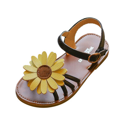 

Toddler Kids Baby Girls Sandals Flower Roman Sandals Princess Shoes
