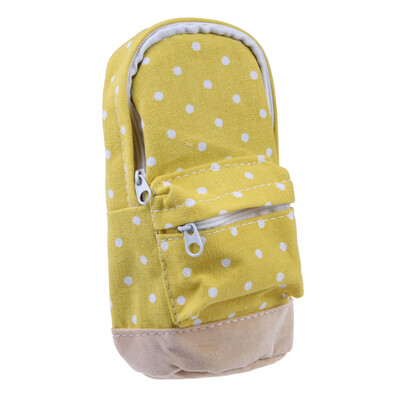

Mini School Bag Students Pen Case Canvas Pencil Case Children Pen Bag