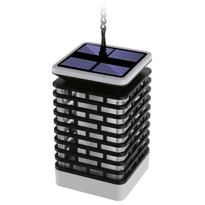 

99LED Solar Outdoor Hanging Lantern Flicking Flame Light Garden Torch Lamp