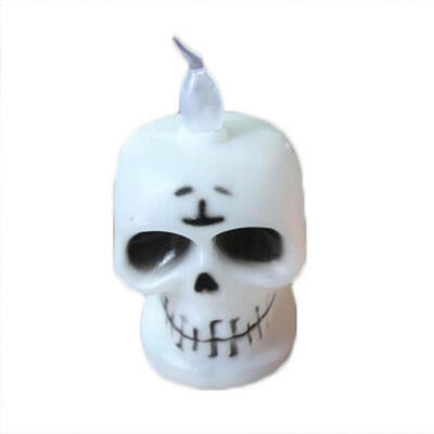 

Mini Halloween LED Candle Light Skeleton Skull Head Night Light Party Supplies