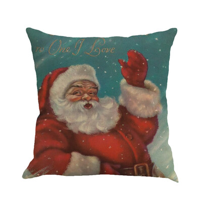

Siaonvr Christmas Printing Dyeing Sofa Bed Home Decor Pillow Cover Cushion Cover