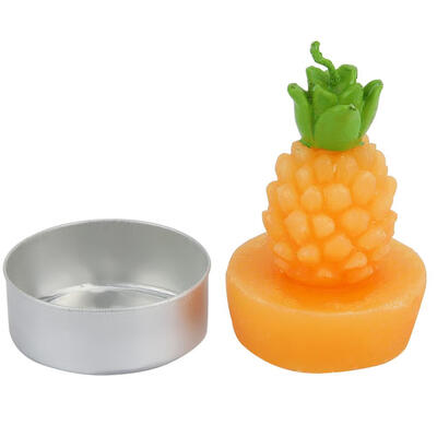 

Greensen 6Pcs Pineapple Scented Candles Decorative Tea Light Candles for Birthday Wedding Decoration