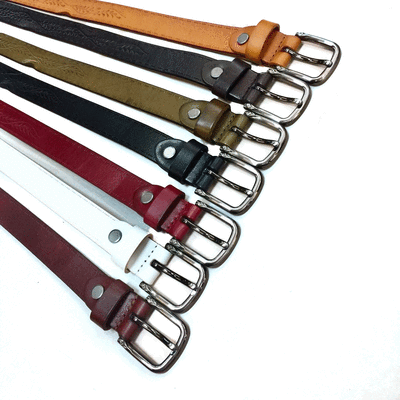 

Casual Mens Belt Leather Belt Pure Leather Head Layer Pin Buckle Belt Korean version of the wild belt