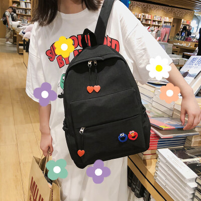 

Ins super fire Korean high school students shoulder bag handbag 2019 new bag fashion trend large capacity backpack