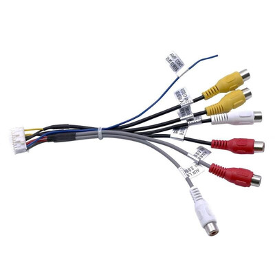 

20Pin Plug to 6x 35mm RCA Female Car Stereo Adapter Cable Wiring Harness