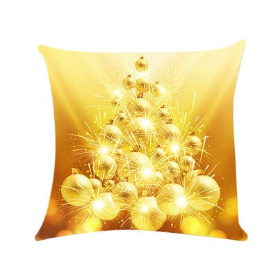 

〖Follure〗Happy Christmas Pillow Cases Sofa Cushion Cover Home Decor Pillow Case