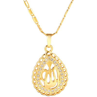 

Fashion Plated Gold Diamond Charm Pendant Necklace Jewelry Gift Chain Necklace