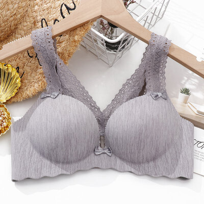 

Sexy Bras Women Push Up Lingerie Seamless Bra Wire Free Bralette Backless Plunge Intimates Lace Female Underwear