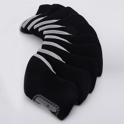 

New 10pcsset Neoprene Golf Club Iron Head Cover Protective Headcovers 11Colors