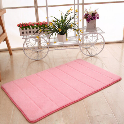 

Gobestart Memory Foam Mat Absorbent Slip-resistant Pad Bathroom Shower Bath Mats